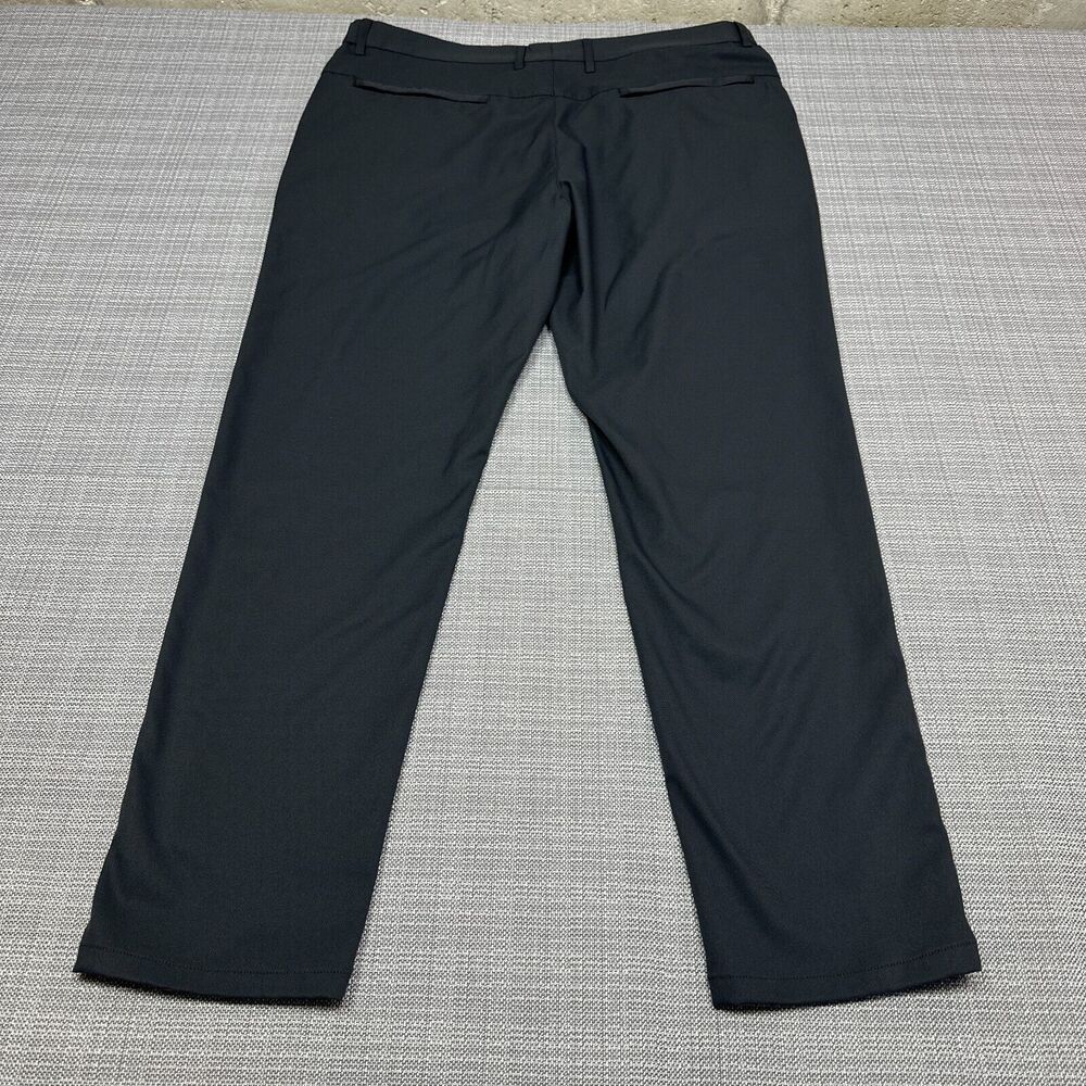 Jack Archer Pants Mens 35x30 Jetsetter Space Black Golf Chino 4 Way Stretch - Picture 11 of 12